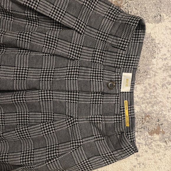Maeve Gray Plaid Wide Leg Pants - Picture 4 of 5